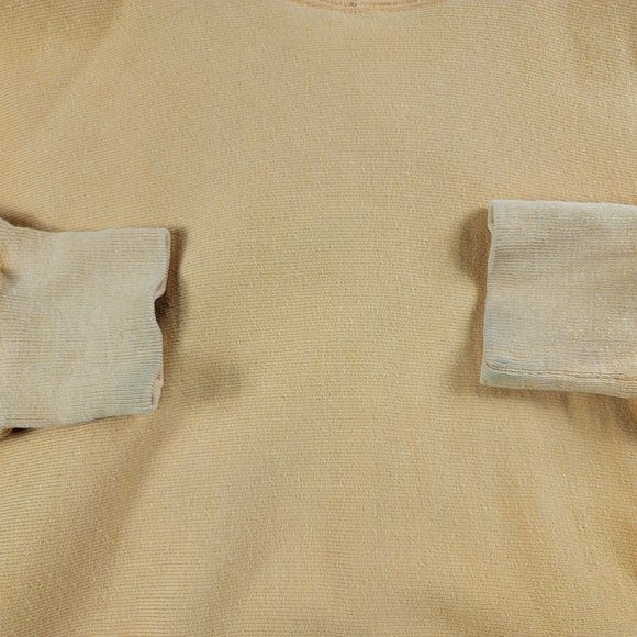 Champion Reverse Weave Mens XL Yellow Pullover Sweater Outdoors Winter Warm - Picture 4 of 11